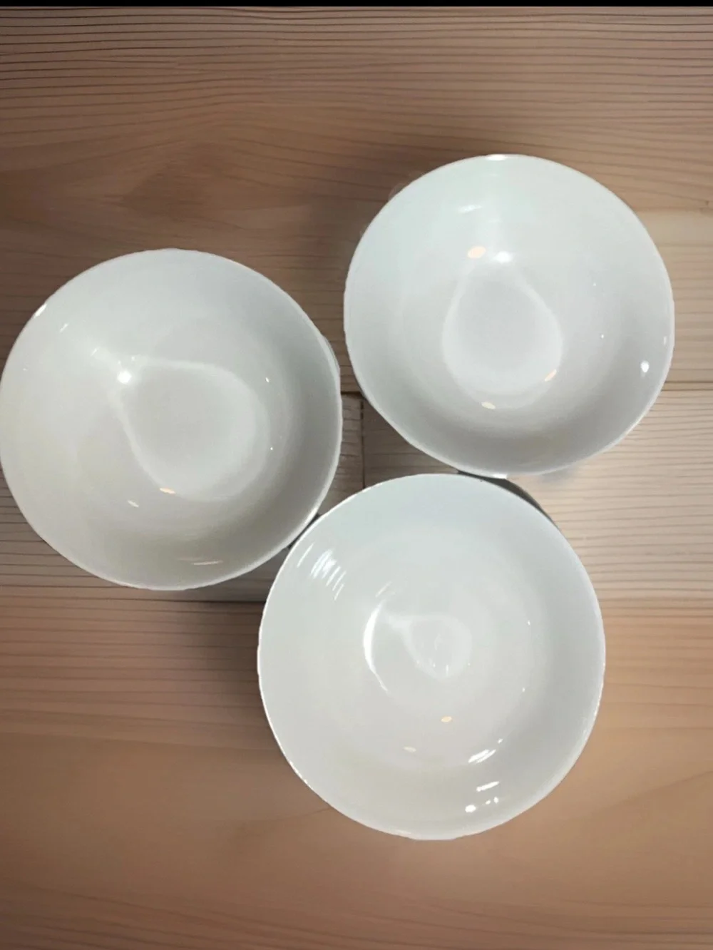 Lot of 3 Williams Sonoma Life + Style Horizon White Ribbed Cereal Bowls NEW